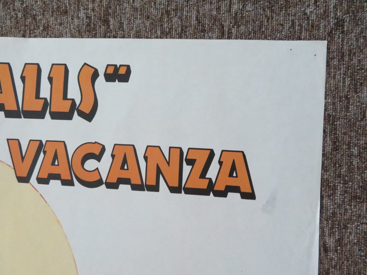 MEATBALLS III: SUMMER JOB ITALIAN 2 FOGLIO POSTER SALLY KELLERMANN S. TWEED 1987 Rendezvous Cinema Movie posters