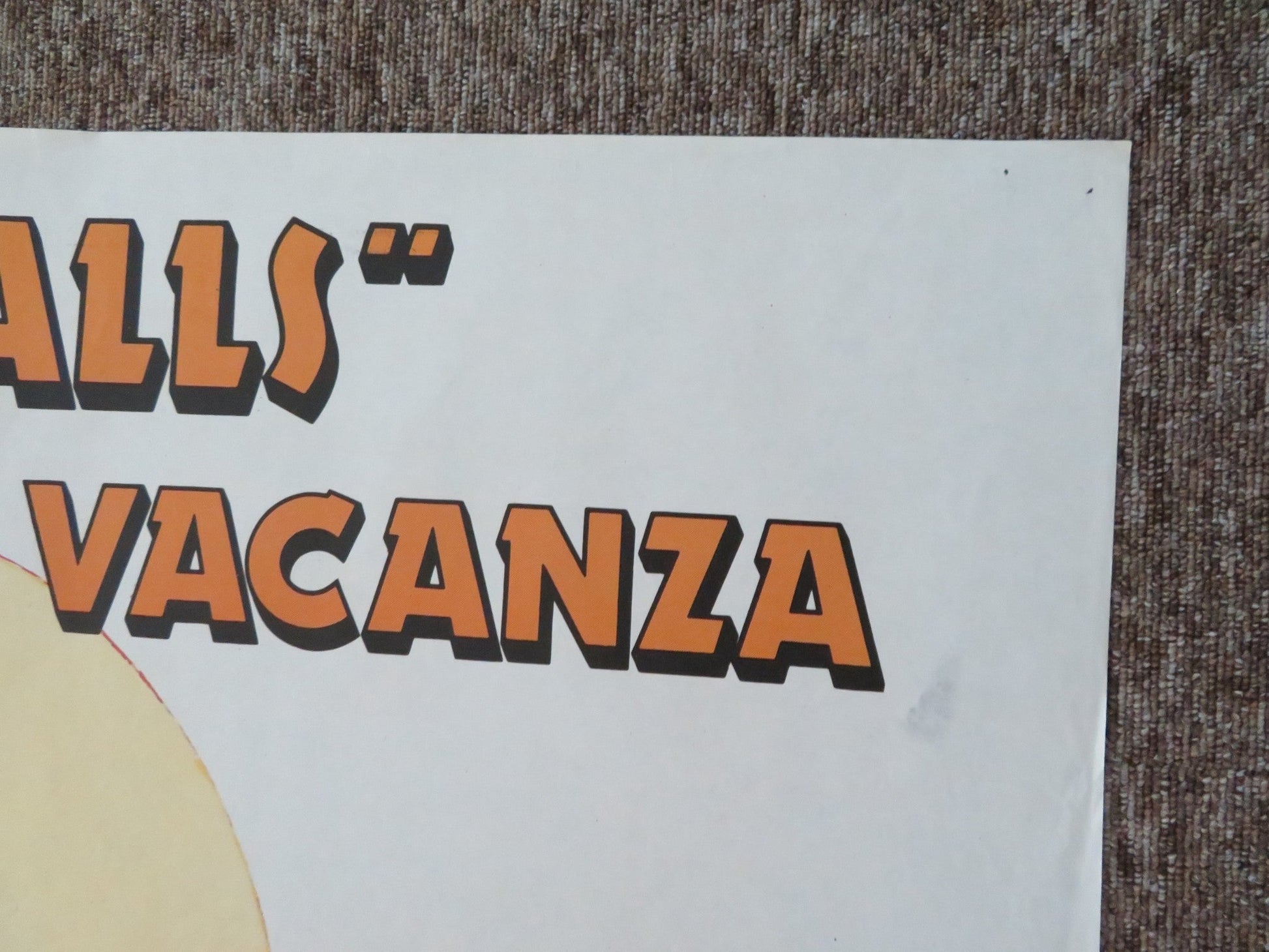 MEATBALLS III: SUMMER JOB ITALIAN 2 FOGLIO POSTER SALLY KELLERMANN S. TWEED 1987 Rendezvous Cinema Movie posters