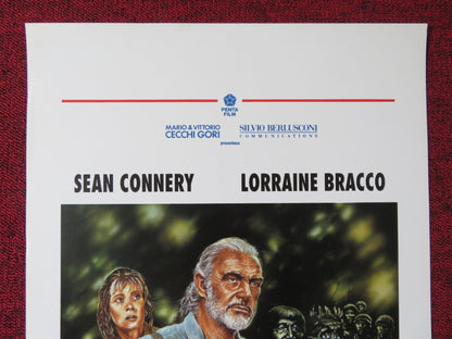 MEDICINE MAN ITALIAN LOCANDINA POSTER SEAN CONNERY LORRAINE BRACCO 1992 Rendezvous Cinema Movie posters