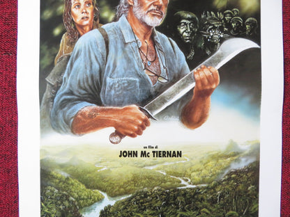 MEDICINE MAN ITALIAN LOCANDINA POSTER SEAN CONNERY LORRAINE BRACCO 1992 Rendezvous Cinema Movie posters