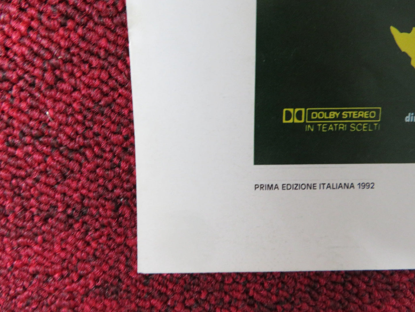 MEDICINE MAN ITALIAN LOCANDINA POSTER SEAN CONNERY LORRAINE BRACCO 1992 Rendezvous Cinema Movie posters