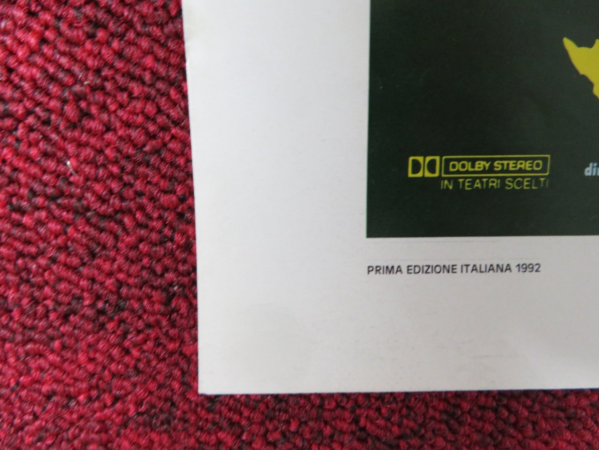 MEDICINE MAN ITALIAN LOCANDINA POSTER SEAN CONNERY LORRAINE BRACCO 1992 Rendezvous Cinema Movie posters