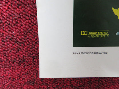 MEDICINE MAN ITALIAN LOCANDINA POSTER SEAN CONNERY LORRAINE BRACCO 1992 Rendezvous Cinema Movie posters