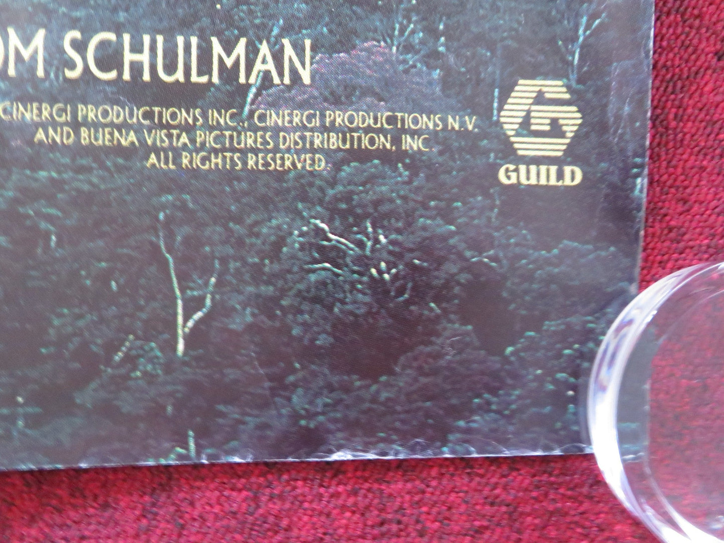 MEDICINE MAN UK QUAD ROLLED POSTER SEAN CONNERY LORRAINE BRACCO 1992 Rendezvous Cinema Movie posters