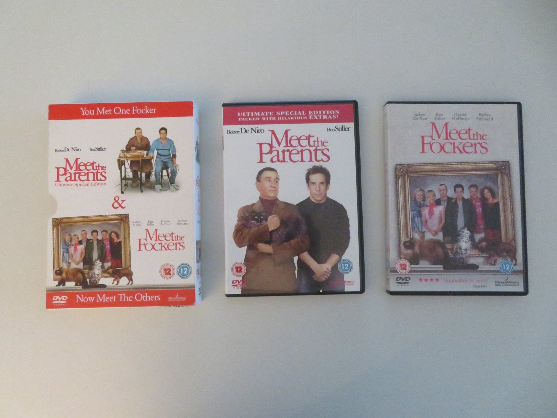 MEET THE PARENTS & MEET THE FOCKERS (DVD BOXSET) DE NIRO 2000 REGION 2, 4, Movie posters