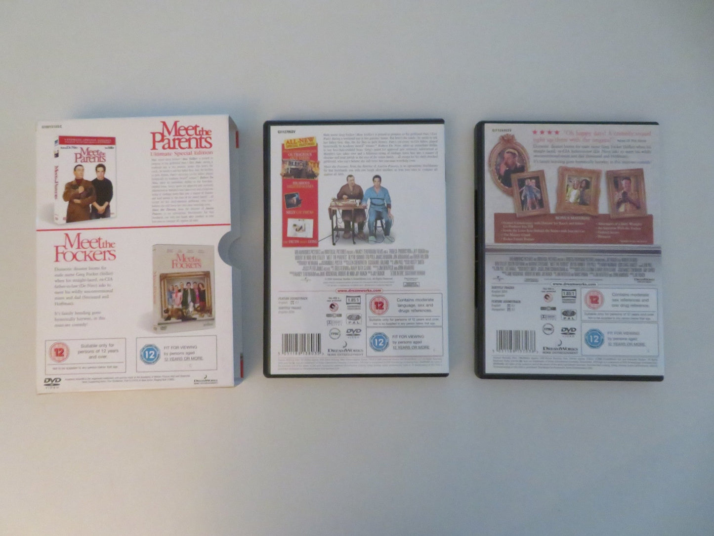 MEET THE PARENTS & MEET THE FOCKERS (DVD BOXSET) DE NIRO 2000 REGION 2, 4, Movie posters