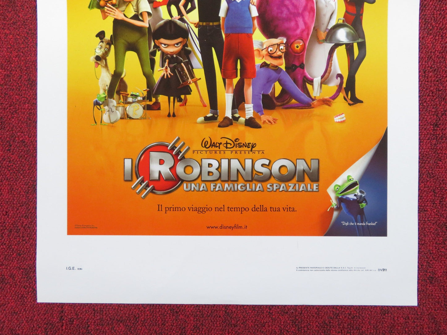 MEET THE ROBINSONS ITALIAN LOCANDINA POSTER ANGELA BASSETT DANIEL HANSEN 2007 Rendezvous Cinema Movie posters