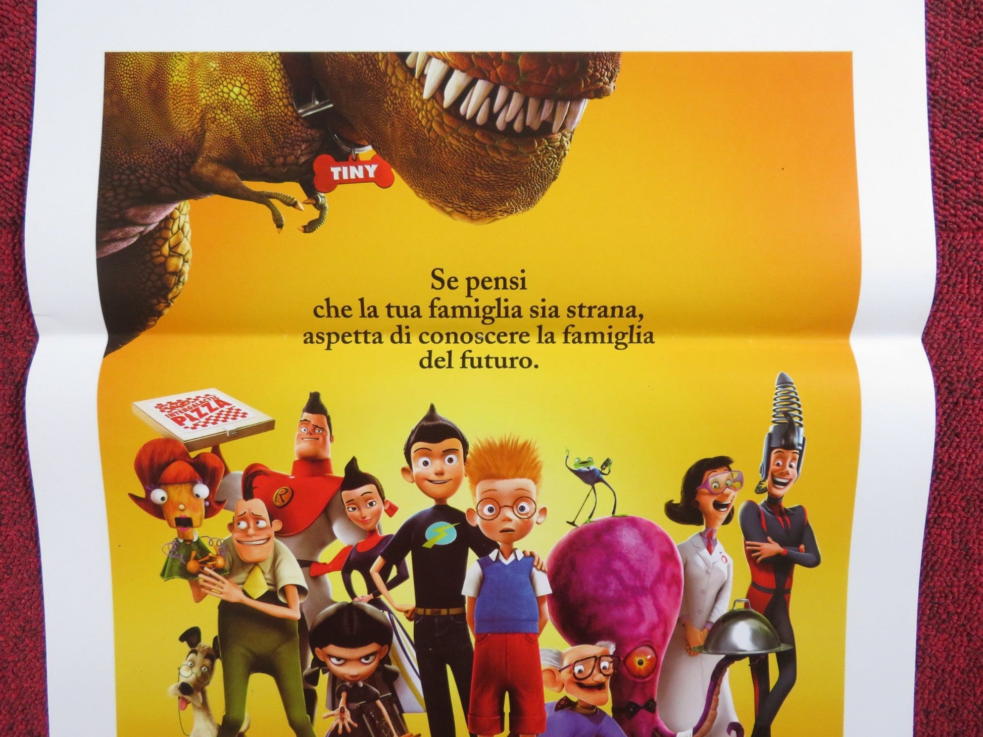 MEET THE ROBINSONS ITALIAN LOCANDINA POSTER ANGELA BASSETT DANIEL HANSEN 2007 Rendezvous Cinema Movie posters