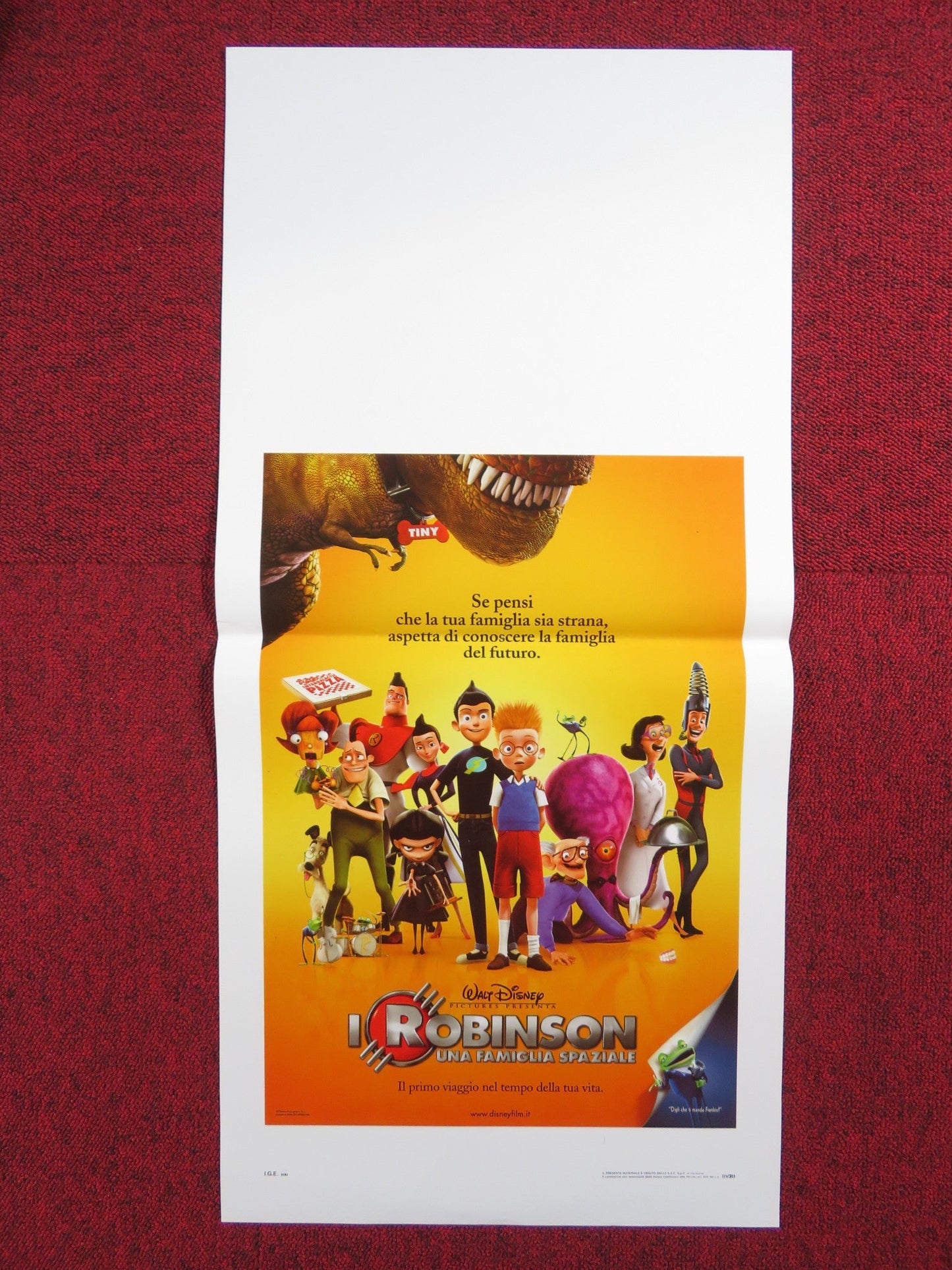 MEET THE ROBINSONS ITALIAN LOCANDINA POSTER ANGELA BASSETT DANIEL HANSEN 2007 Rendezvous Cinema Movie posters