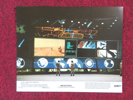 MEGAFORCE - 4 LOBBY CARD BARRY BOSTWICK MICHAEL BECK 1982 Rendezvous Cinema Movie posters