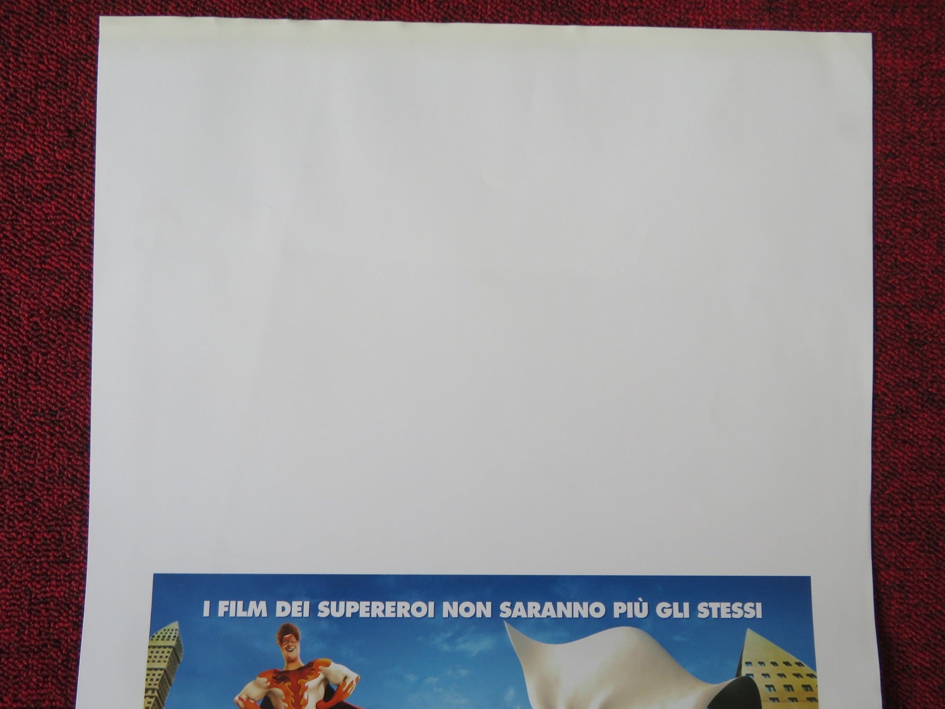 MEGAMIND ITALIAN LOCANDINA POSTER WILL FERRELL BRAD PITT 2010 Rendezvous Cinema Movie posters