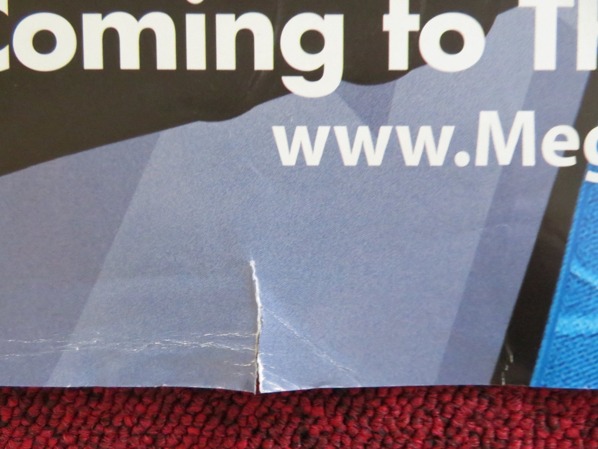 MEGAMIND UK QUAD ROLLED POSTER WILL FERRELL BRAD PITT 2010 Rendezvous Cinema Movie posters