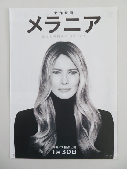 Melania Japanese Chirashi (B5) Poster Melania Trump Donald Trump 2026 Movie posters