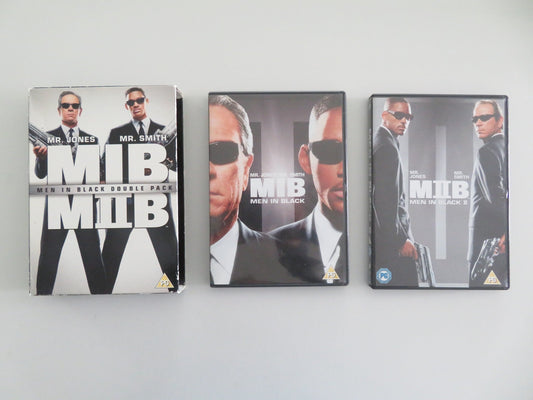 Men in Black I and II Double Pack (DVD BoxSet) Will Smith 1997 Region 2 Movie posters