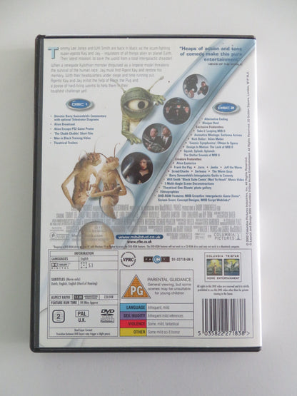 Men in Black II - Double Disc Set (DVD) Will Smith Tommy Lee Jones 2002 Region 2 Movie posters