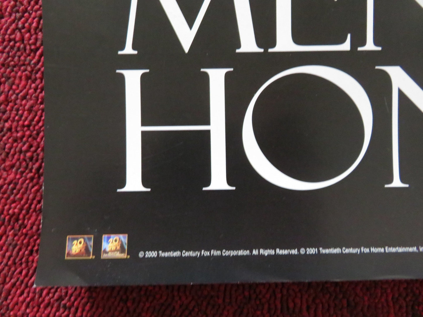 MEN OF HONOUR VHS & DVD VIDEO POSTER ROBERT DENIRO CUBA GOODING JR. 2000 Rendezvous Cinema Movie posters