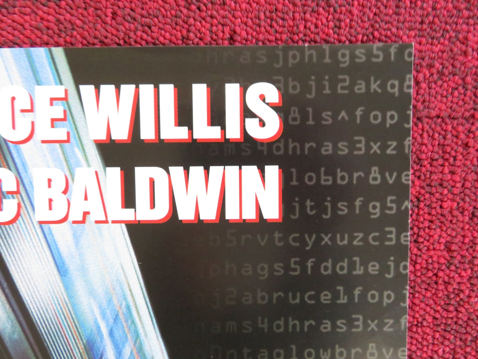 MERCURY RISING VHS VIDEO POSTER BRUCE WILLIS ALEC BALDWIN 1998 Rendezvous Cinema Movie posters