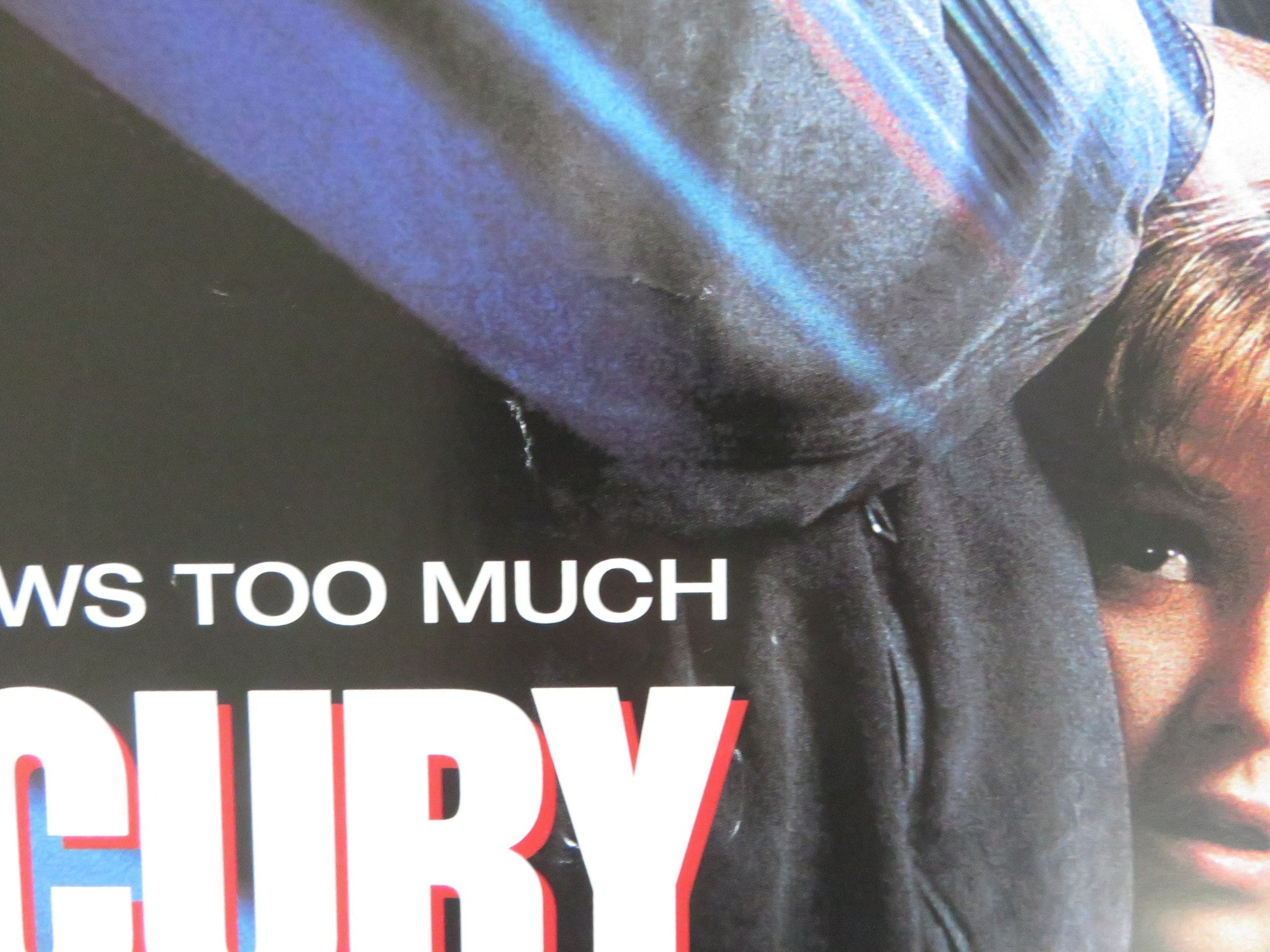 MERCURY RISING VHS VIDEO POSTER BRUCE WILLIS ALEC BALDWIN 1998 Rendezvous Cinema Movie posters