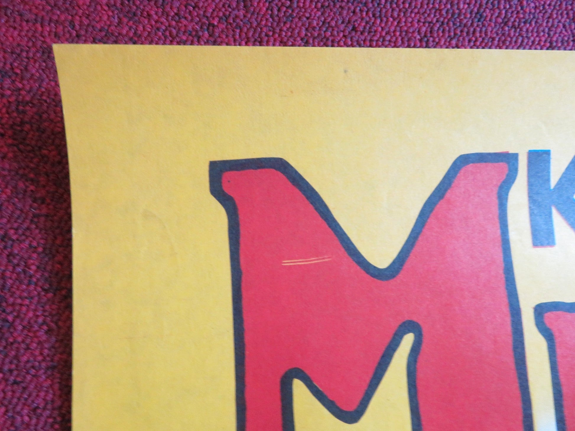 MERHAMET TURKISH POSTER ROLLED EMRAH OYA AYDOGAN MAHMUT CEVHER 1986 Rendezvous Cinema Movie posters