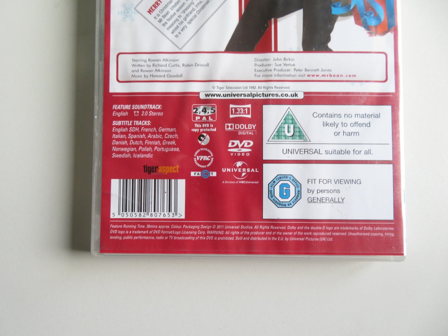 MERRY CHRISTMAS MR BEAN (DVD) ROWAN ATKINSON MATILDA ZIEGLER 1992 REGION 2, 4, 5 - Rendezvous Cinema