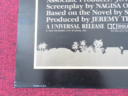 MERRY CHRISTMAS MR. LAWRENCE FOLDED US ONE SHEET POSTER DAVID BOWIE CONTI 1983 Rendezvous Cinema Movie posters