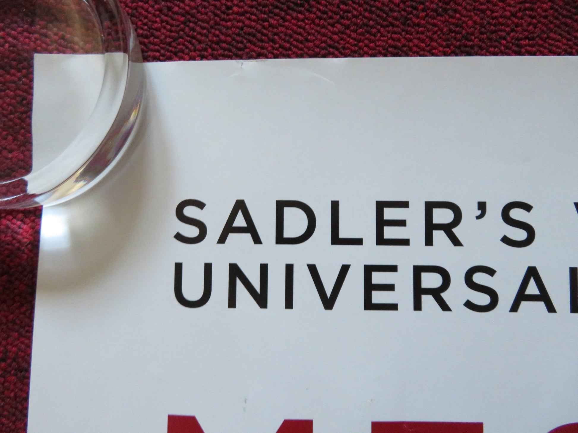 MESSAGE IN A BOTTLE UK QUAD ROLLED POSTER KATE PRINCE STING 2024 Rendezvous Cinema Movie posters