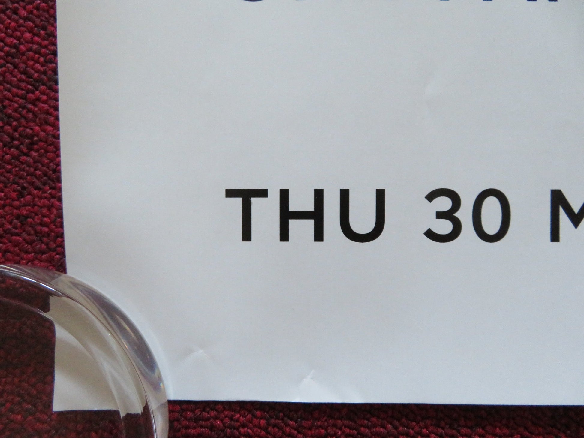 MESSAGE IN A BOTTLE UK QUAD ROLLED POSTER KATE PRINCE STING 2024 Rendezvous Cinema Movie posters