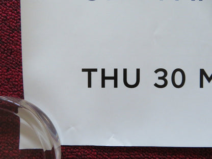 MESSAGE IN A BOTTLE UK QUAD ROLLED POSTER KATE PRINCE STING 2024 Rendezvous Cinema Movie posters