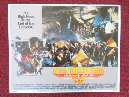 METALSTORM: THE DESTRUCTION OF JARED - SYN IN 3D US LOBBY CARD FULL SET 1983 Movie posters