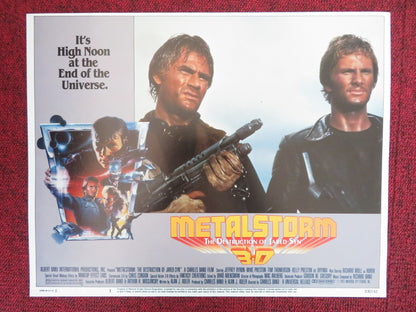 METALSTORM: THE DESTRUCTION OF JARED - SYN IN 3D US LOBBY CARD FULL SET 1983 Movie posters