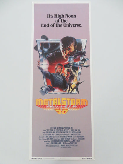 Metalstorm: The Destruction of Jared-Syn US Insert Poster Jeffrey Byron 1983 Movie posters