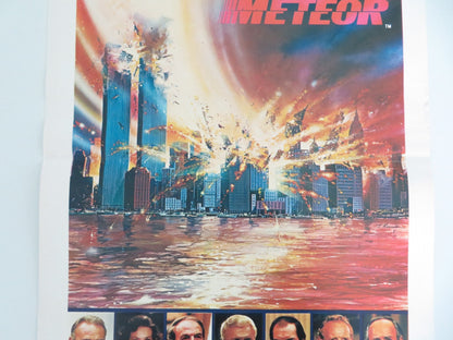 Meteor Italian Locandina Poster Sean Connery Natalie Wood 1979 Movie posters