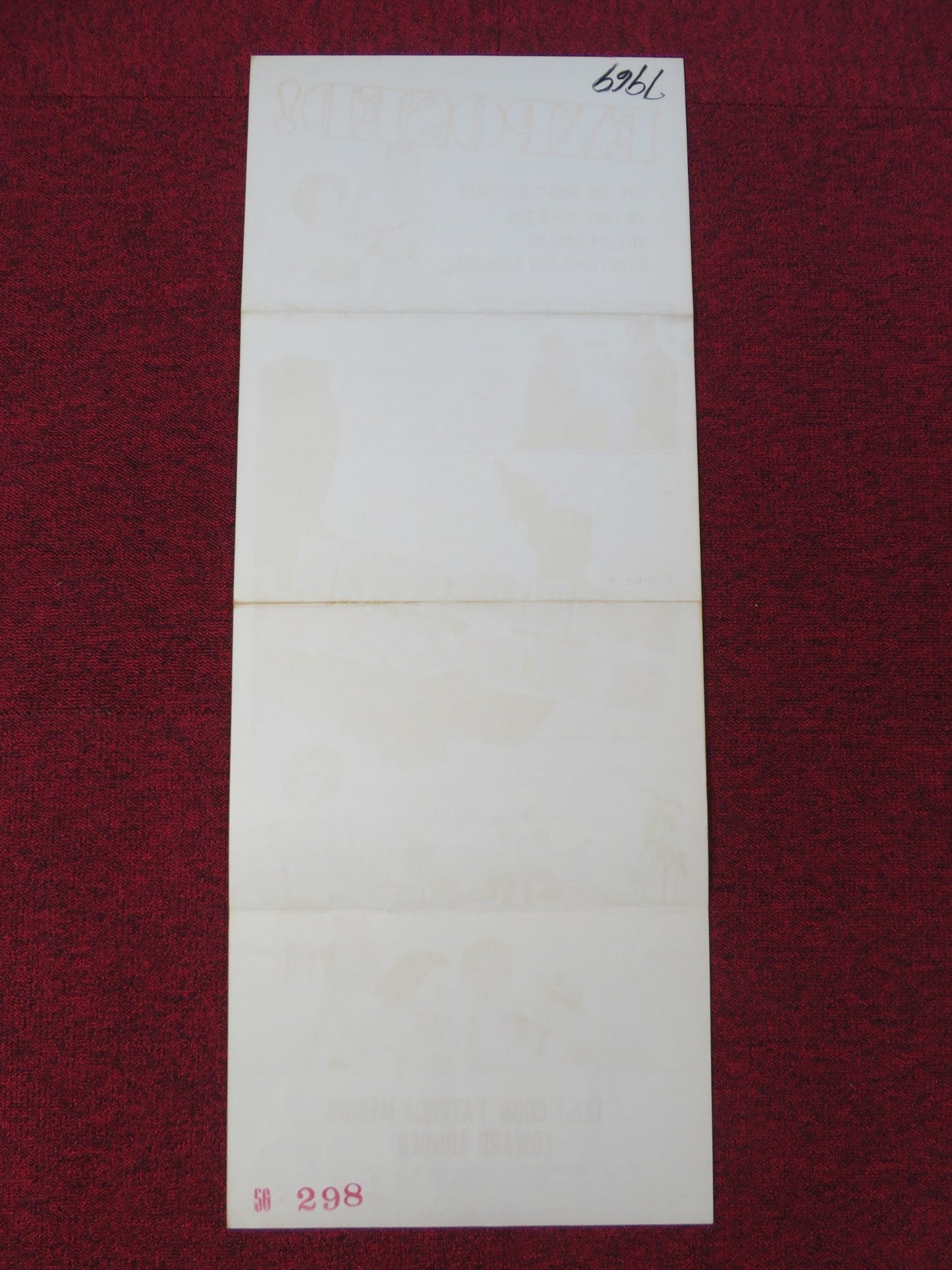 MIAMI EXPOSE US INSERT POSTER LEE J.COBB PATRICIA MEDINA 1956 Rendezvous Cinema Movie posters