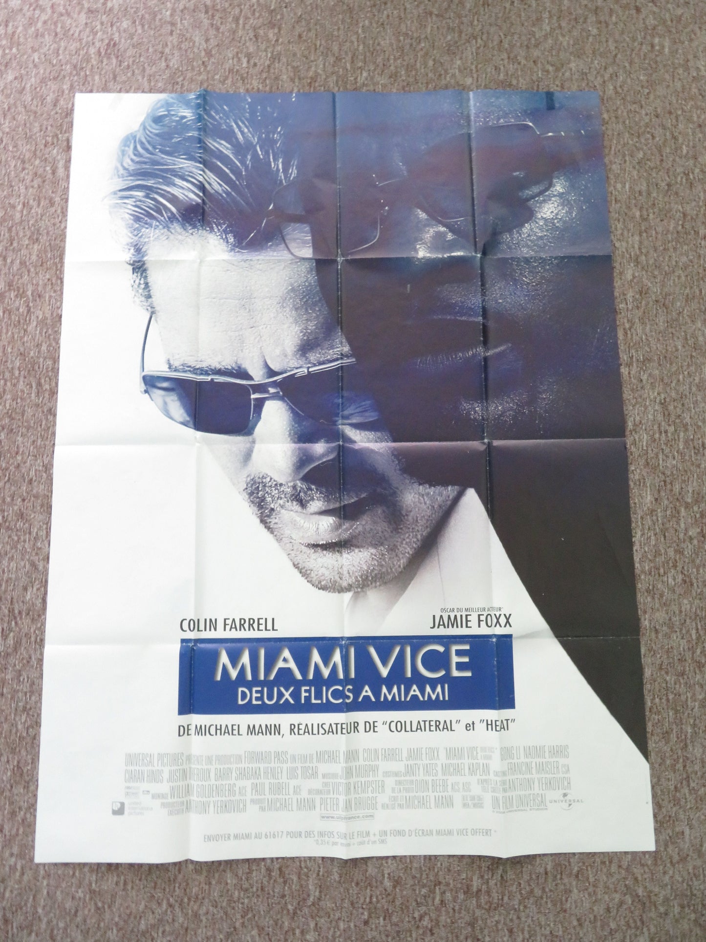 Miami Vice French Grande Poster Colin Farrell Jamie Foxx Gong Li 2006 Movie posters