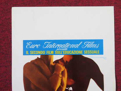 MICHAEL AND HELGA ITALIAN LOCANDINA POSTER RUTH GASSMAN FELIX FRANCHY 1968 Rendezvous Cinema Movie posters