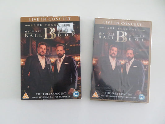 MICHAEL BALL & ALFIE BOE - BACK TOGETHER (DVD) BALL BOE REGION 2,4 2020 - Rendezvous Cinema