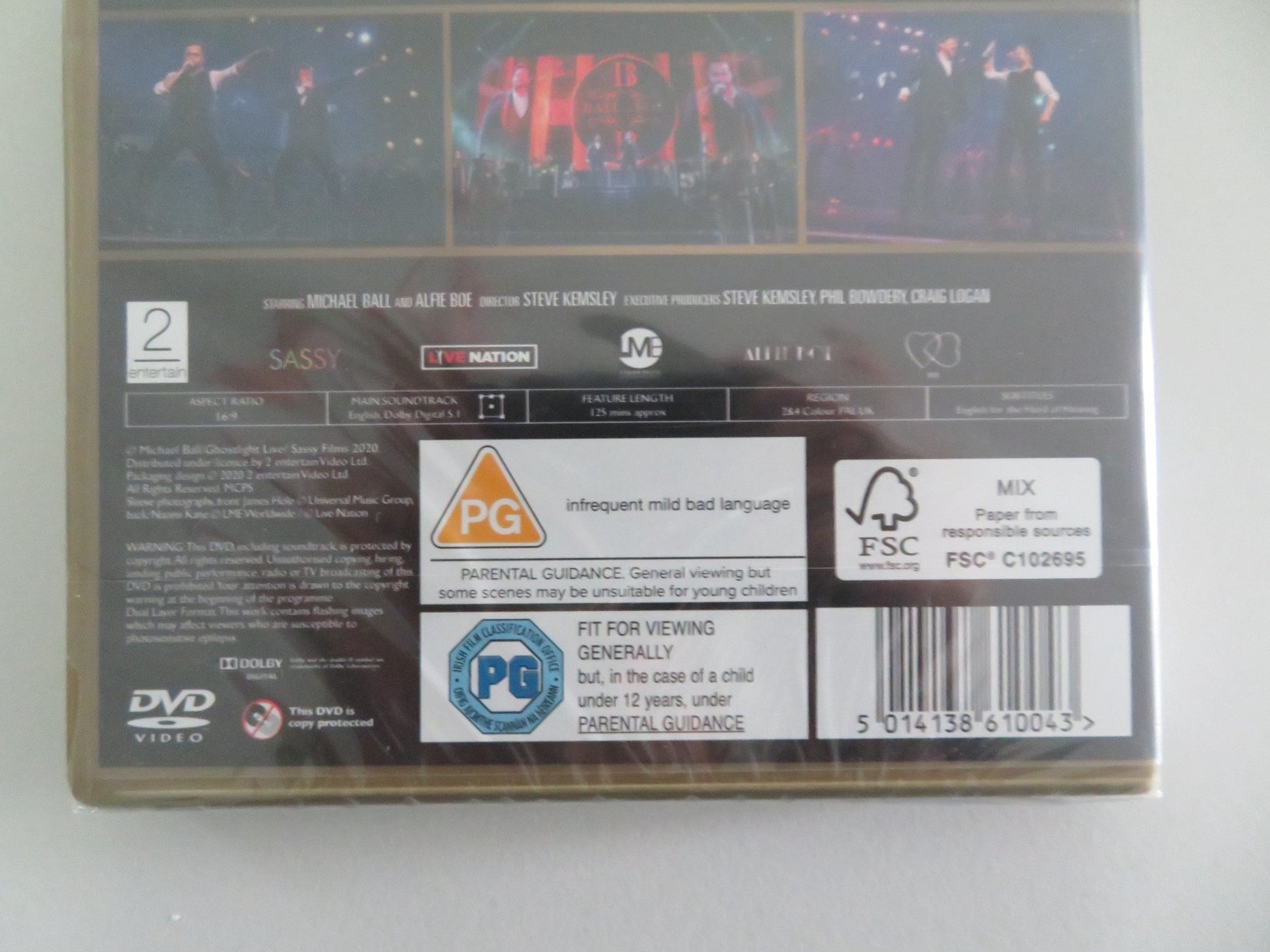 MICHAEL BALL & ALFIE BOE - BACK TOGETHER (DVD) BALL BOE REGION 2,4 2020 - Rendezvous Cinema