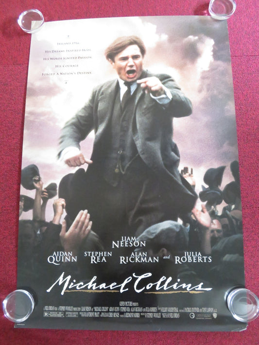 MICHAEL COLLINS US ONE SHEET ROLLED POSTER LIAM NEESON AIDAN QUINN 1996 Rendezvous Cinema Movie posters