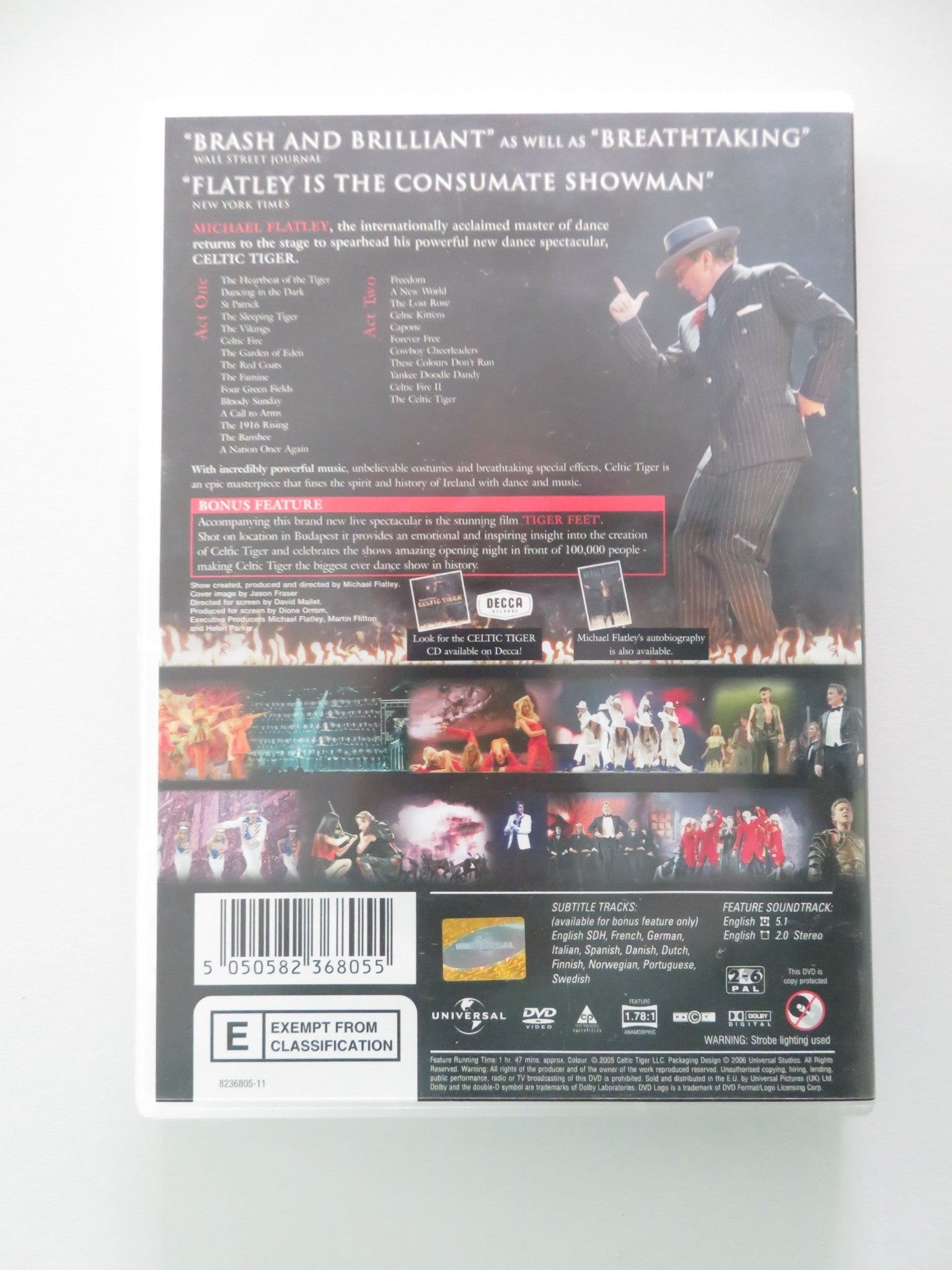 Michael Flatley - Celtic Tiger (DVD) Michael Flatley 2006 Region 2 - 6 Movie posters