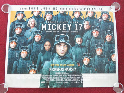 MICKEY 17 UK QUAD ROLLED POSTER ROBERT PATTINSON TONI COLLETTE 2025 Movie posters
