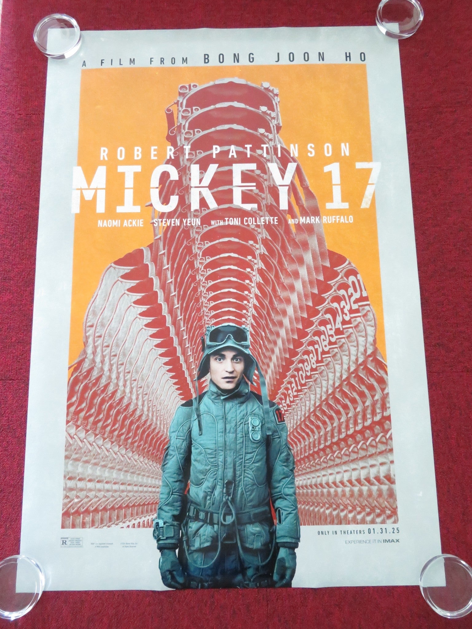 MICKEY 17 US ONE SHEET ROLLED POSTER ROBERT PATTINSON TONI COLLETTE 2025 Movie posters