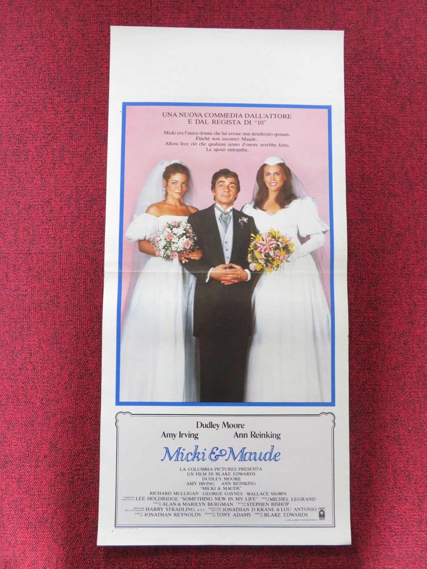 MICKI & MAUDE ITALIAN LOCANDINA POSTER DUDLEY MOORE AMY IRVING 1984 Rendezvous Cinema Movie posters