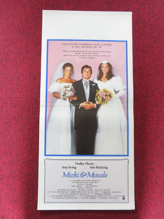 MICKI & MAUDE ITALIAN LOCANDINA POSTER DUDLEY MOORE AMY IRVING 1984 Rendezvous Cinema Movie posters