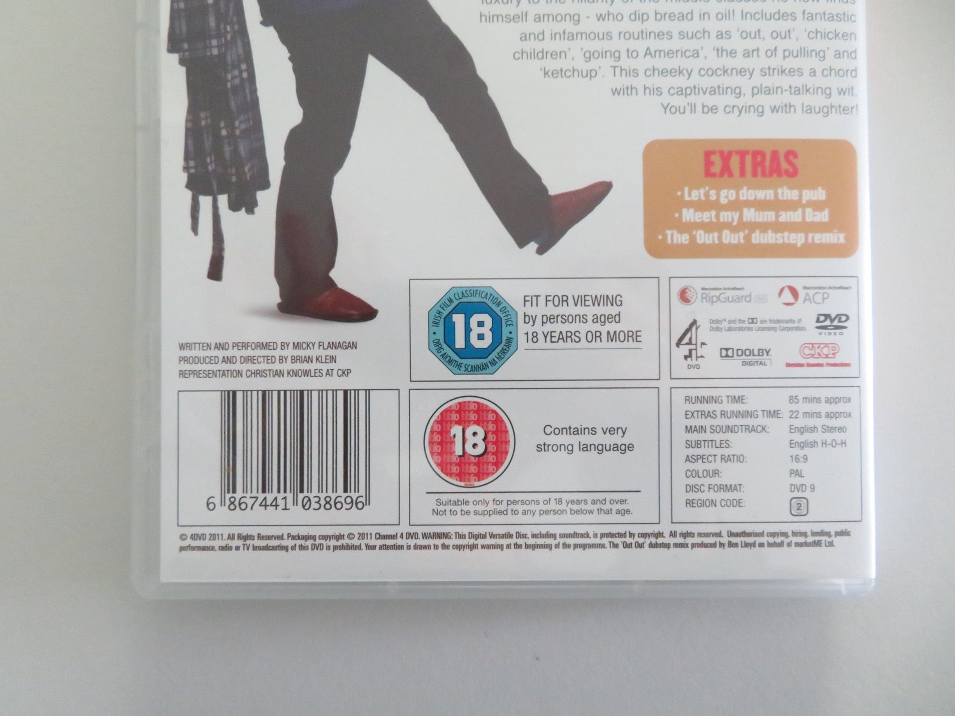 MICKY FLANAGAN LIVE: THE OUT OUT TOUR (DVD) FLANAGAN 2011 REGION 2 - Rendezvous Cinema