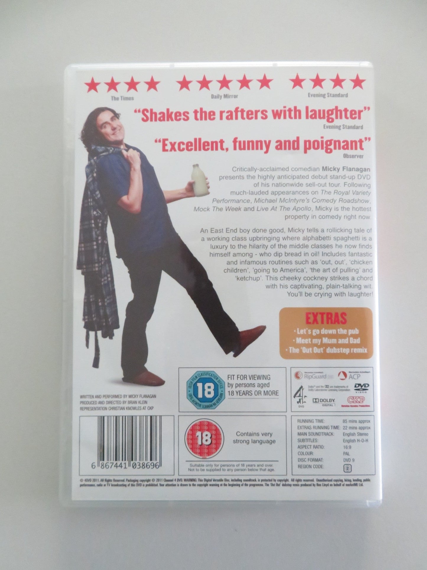 MICKY FLANAGAN LIVE: THE OUT OUT TOUR (DVD) FLANAGAN 2011 REGION 2 - Rendezvous Cinema