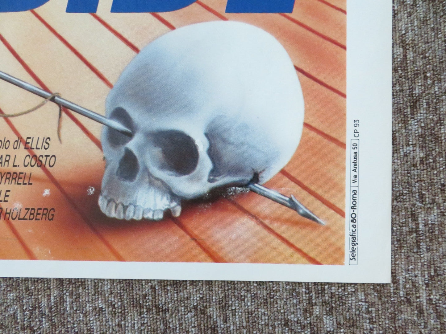 MIDNIGHT CROSSING ITALIAN 2 FOGLIO POSTER FAYE DUNAWAY KIM CATTRALL 1989 Rendezvous Cinema Movie posters