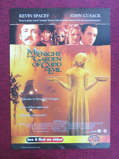 MIDNIGHT IN THE GARDEN OF GOOD AND EVIL VHS VIDEO POSTER KEVIN SPACEY 1998 Rendezvous Cinema Movie posters
