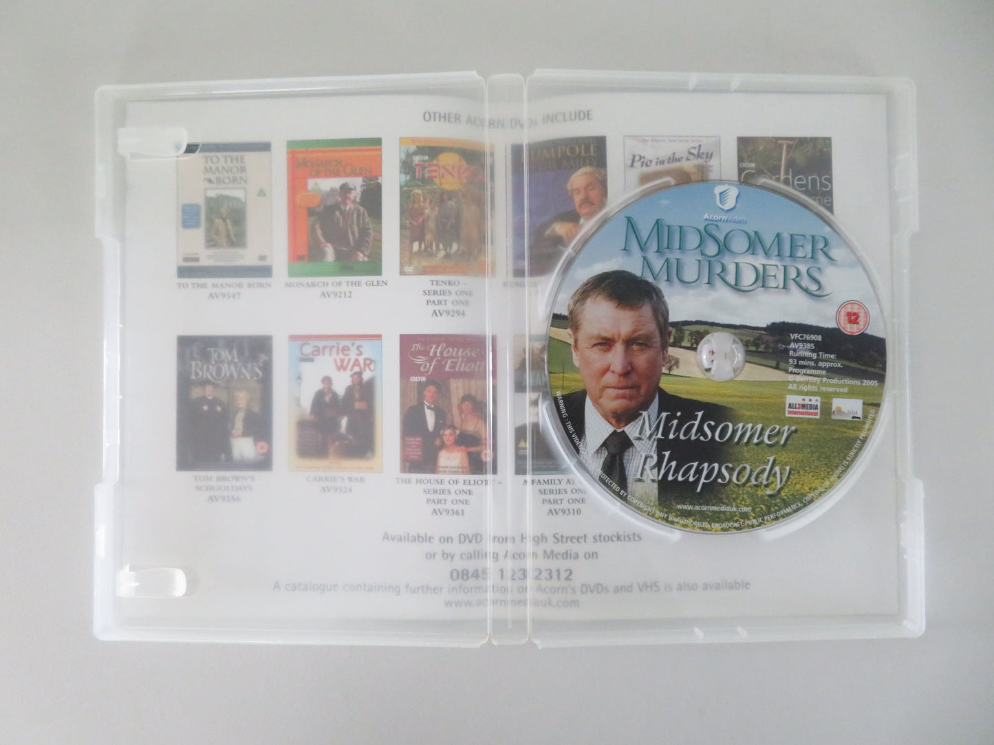 Midsomer Murders: Midsomer Rhapsody (DVD) John Nettles 2005 Region 2 Movie posters