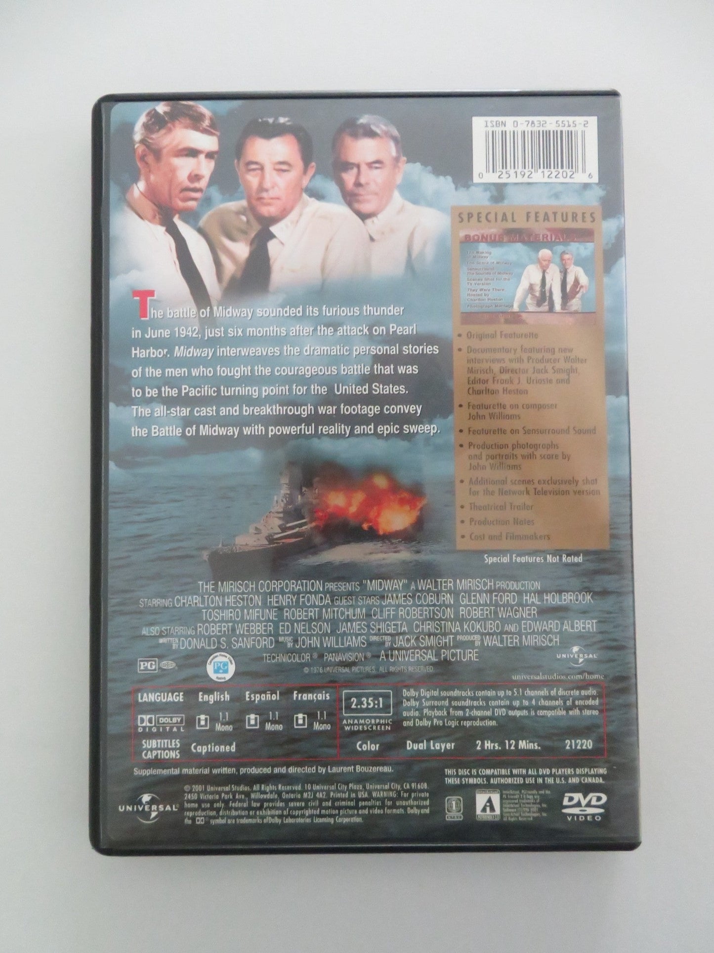 MIDWAY - COLLECTOR'S EDITION (DVD) CHARLTON HESTON HENRY FONDA 1976 REGION 1 Movie posters