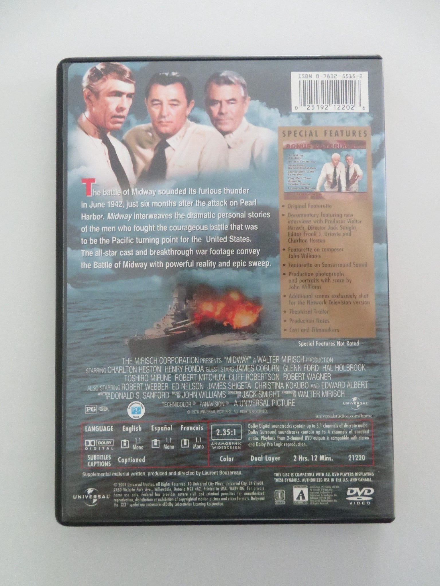 MIDWAY - COLLECTOR'S EDITION (DVD) CHARLTON HESTON HENRY FONDA 1976 REGION 1 Movie posters